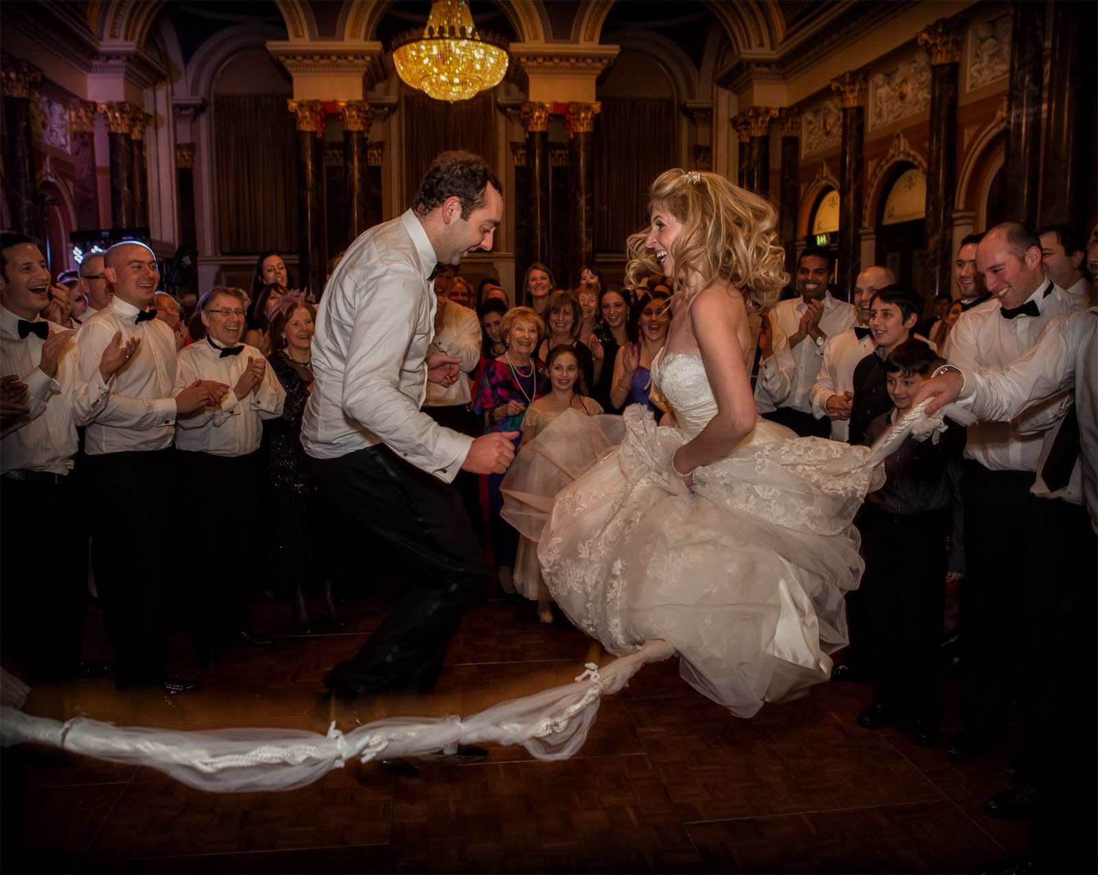 Gibson Hall jewish wedding dance