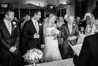 Brocket Hall Wedding ceremony image