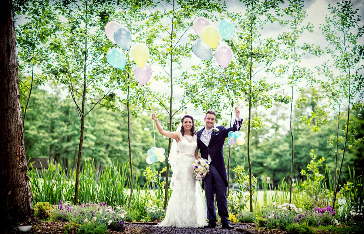 Balloons on your big day. Wedding photographers love them! London Wedding Photographers