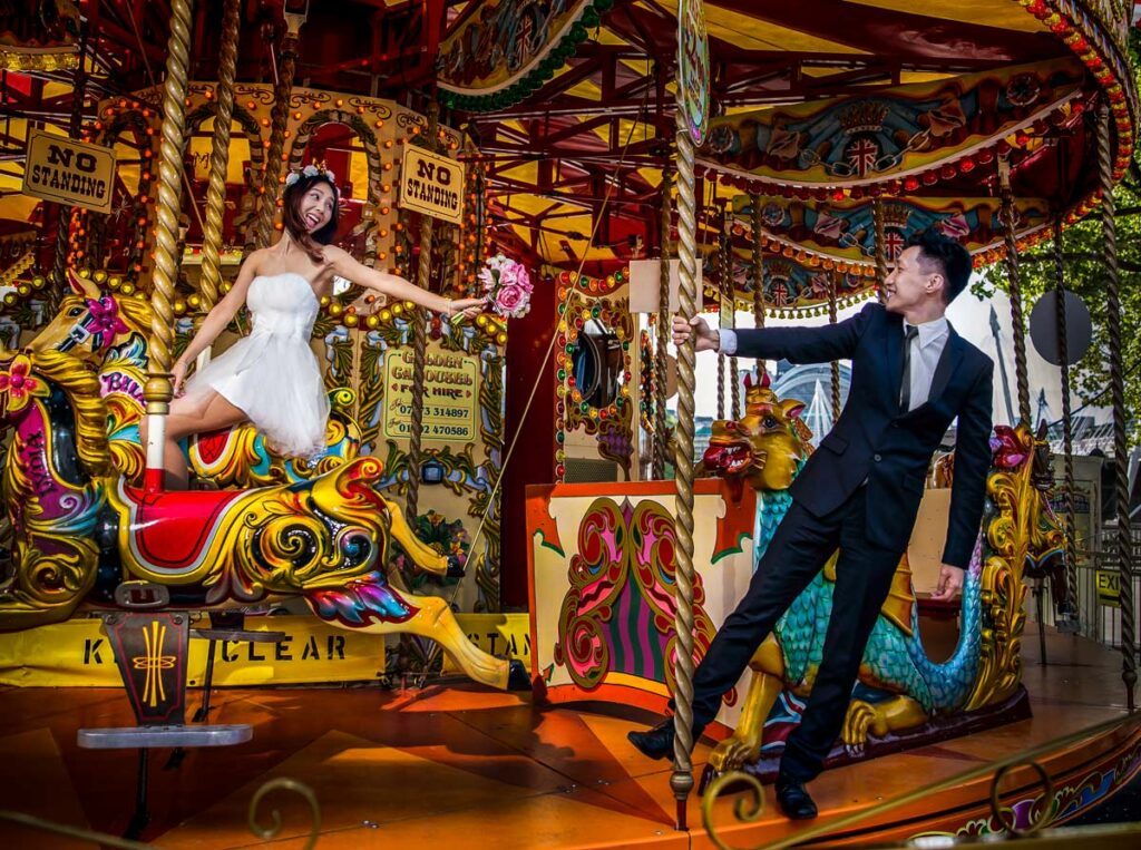 London wedding carousel image