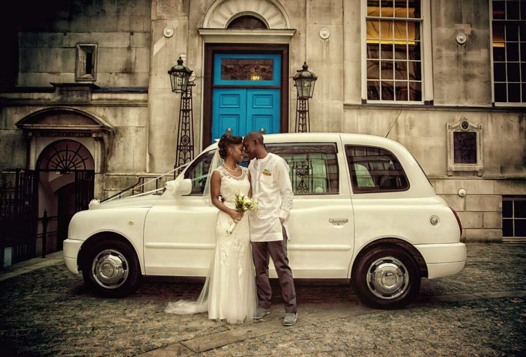 Stationers Hall wedding shot in central London
