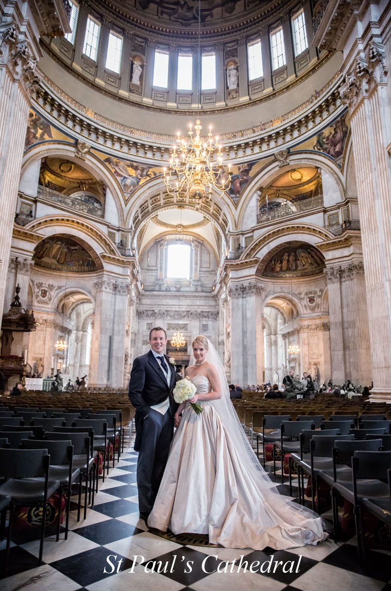 St Pauls Cathedral wedding photographers image