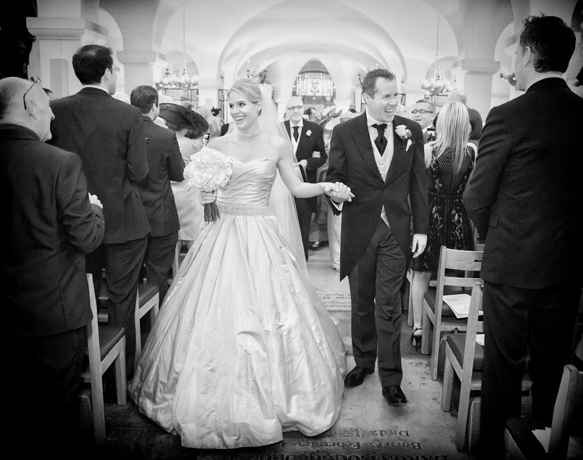 Wedding recessional at St Pauls Cathedral photo
