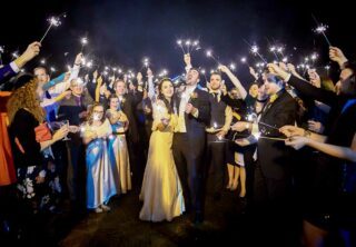 Sparklers-at-Grovefield-House-wedding