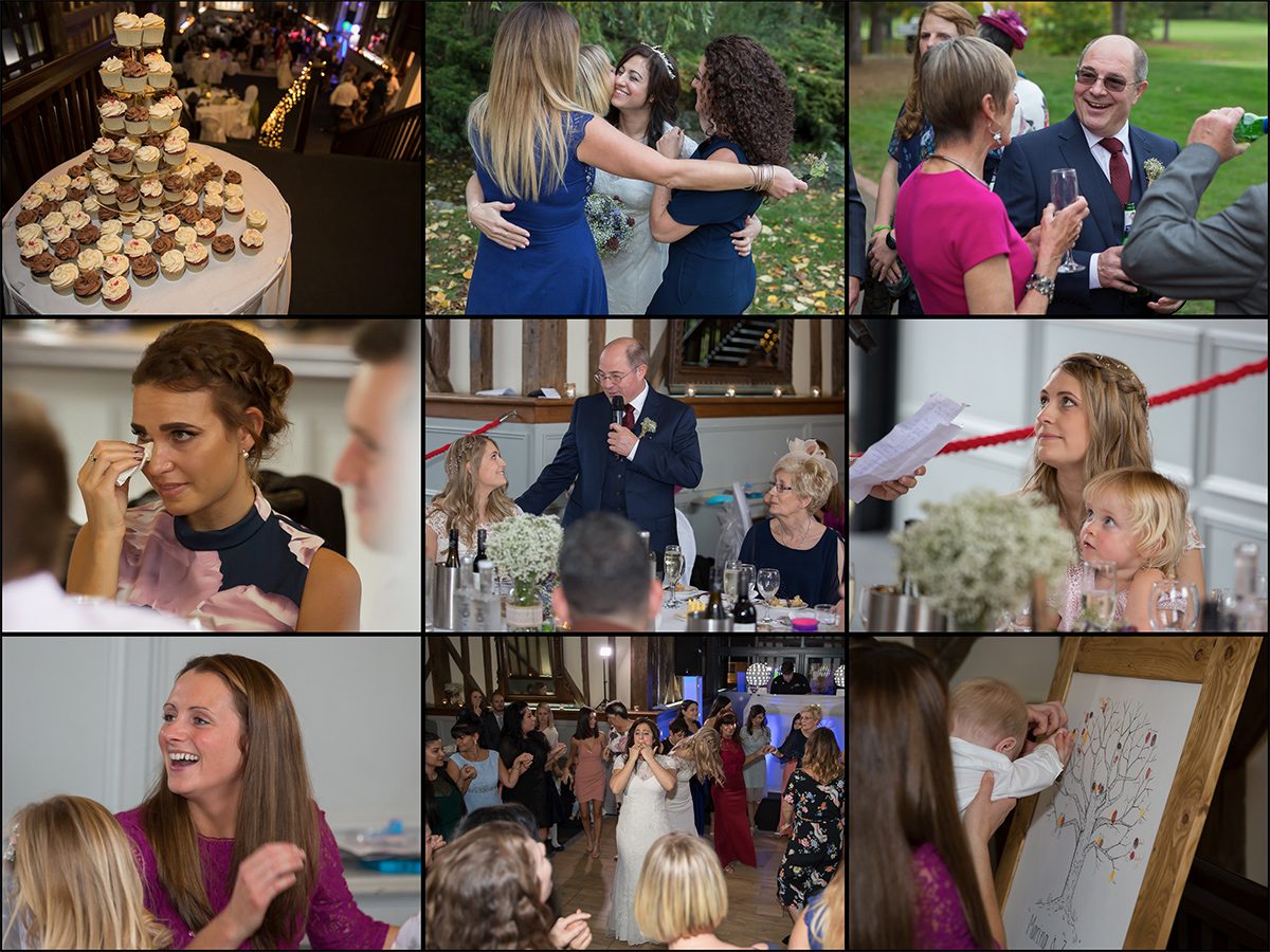 Essendon Country Club wedding day collage