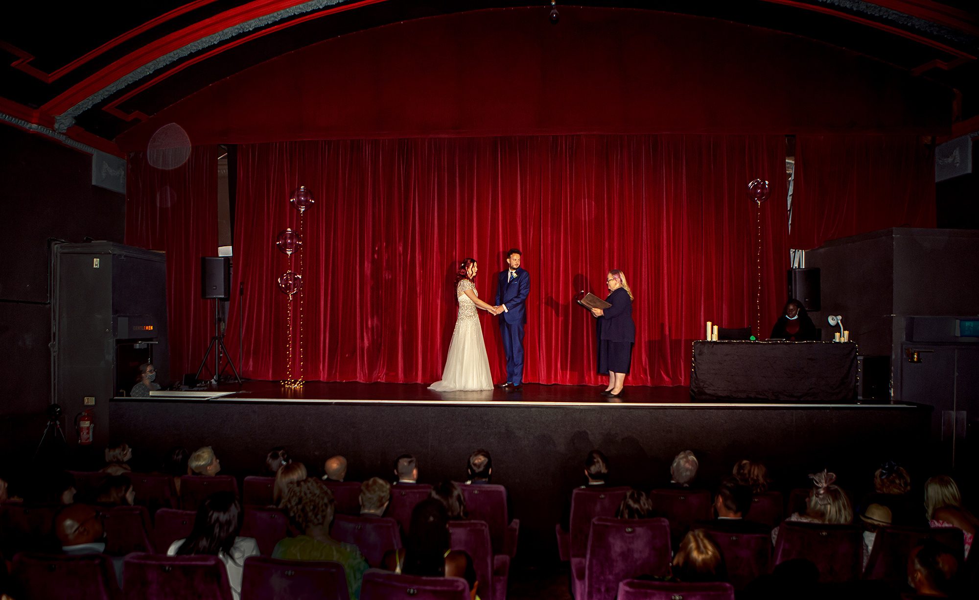 Screen on the Green cinema Islington wedding ceremony
